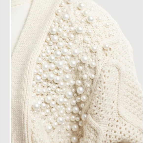 COPY - Pearl embellished cardigan - Picture 2 of 3